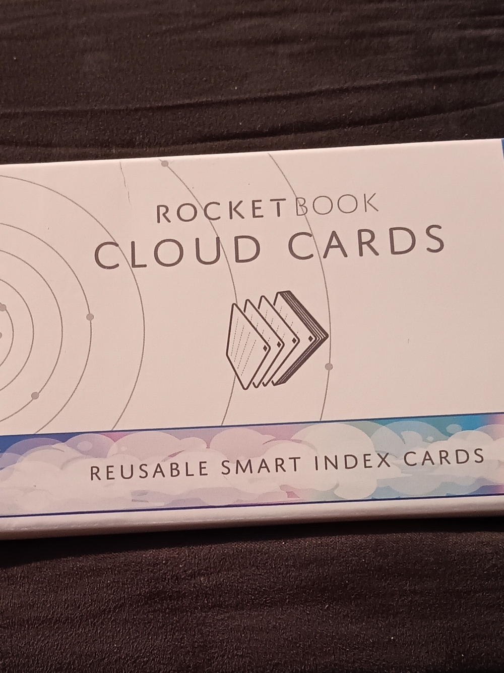 Rocketbook Cloud Cards - Reusable Smart Index Cards in White & Rocketbook Mini